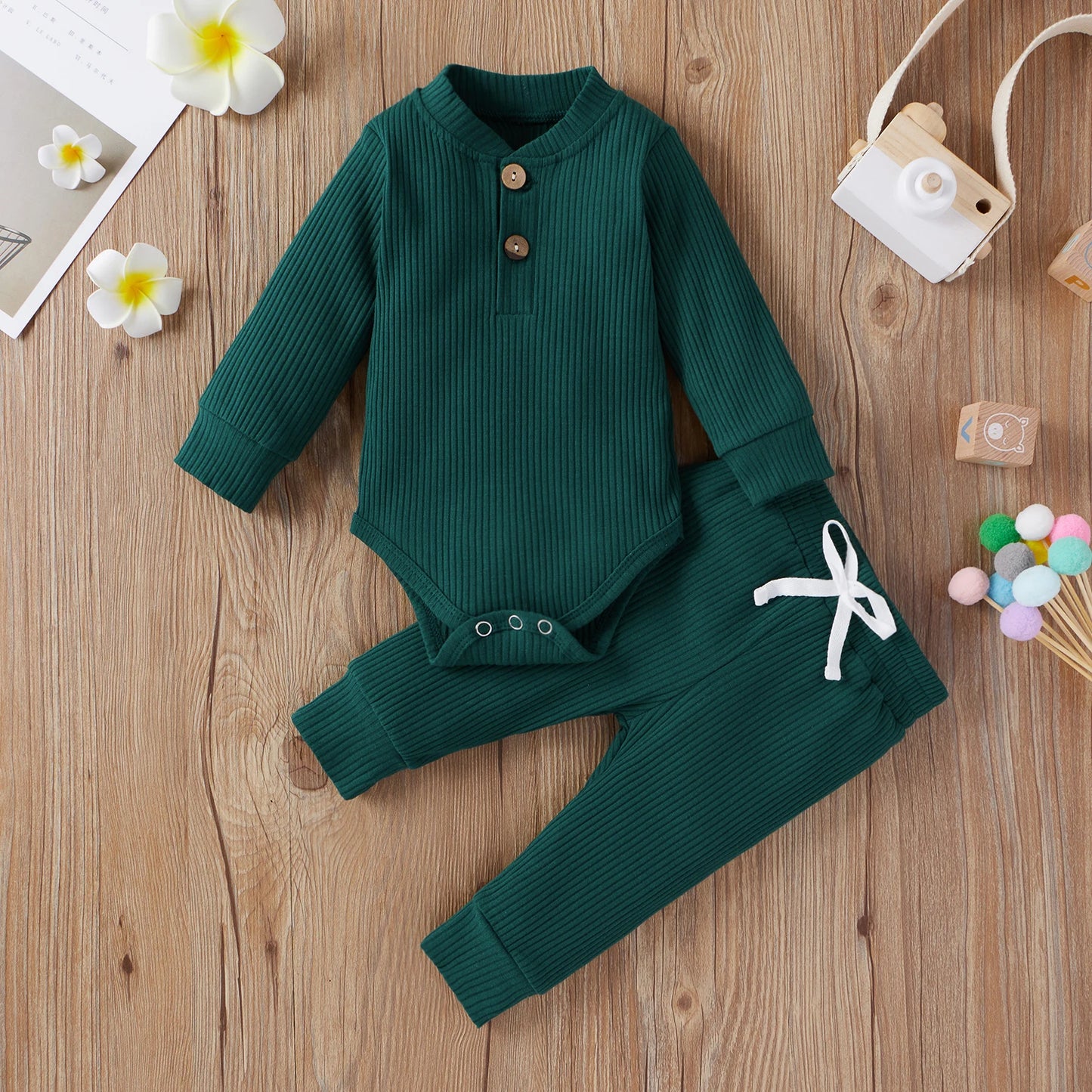 16 Colors Baby Solid Knit Sets