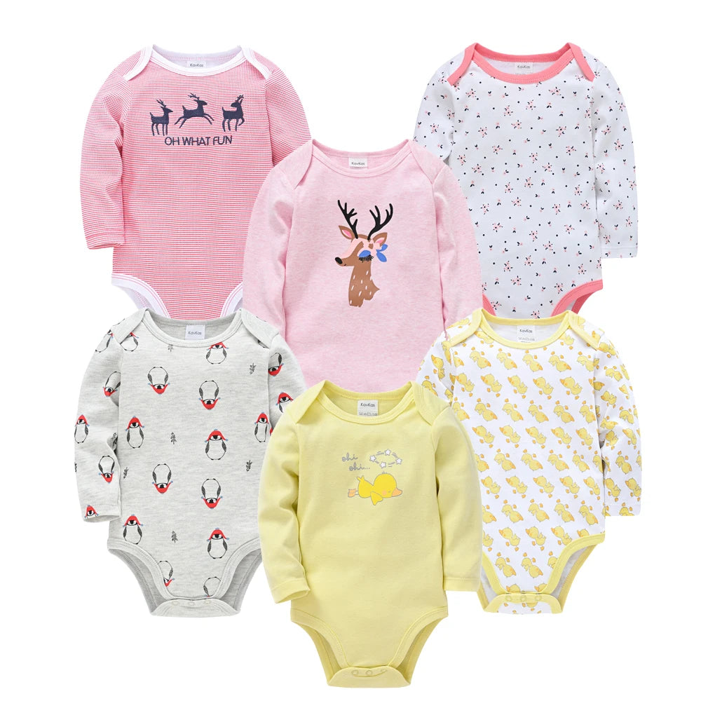 Fashion Baby UNISEX Clothes Set 3 or 6 pcs/set Cotton Soft Long Sleeve Autumn