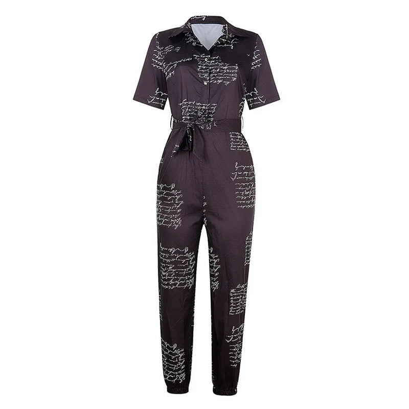 Kadi Women Jumpsuits Striped Printed