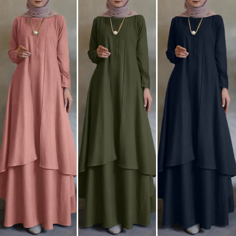 Sofy Irregular Loose Long Dress