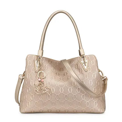 Occident Style Gold Top Handle Bag Fashion