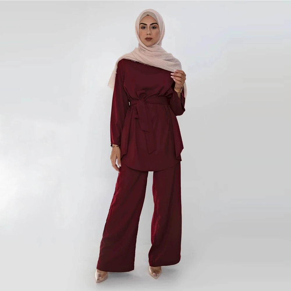 Heba 2PC Set Loose Pants