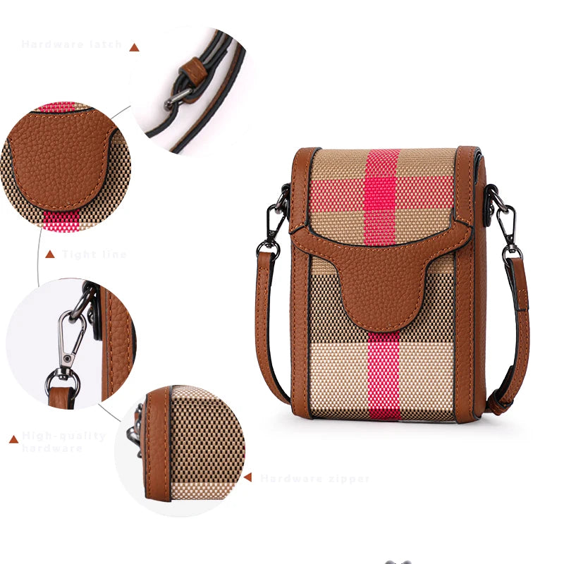 Bolso De Hombro Bolso Cruzado Pequeño De Moda Cuero