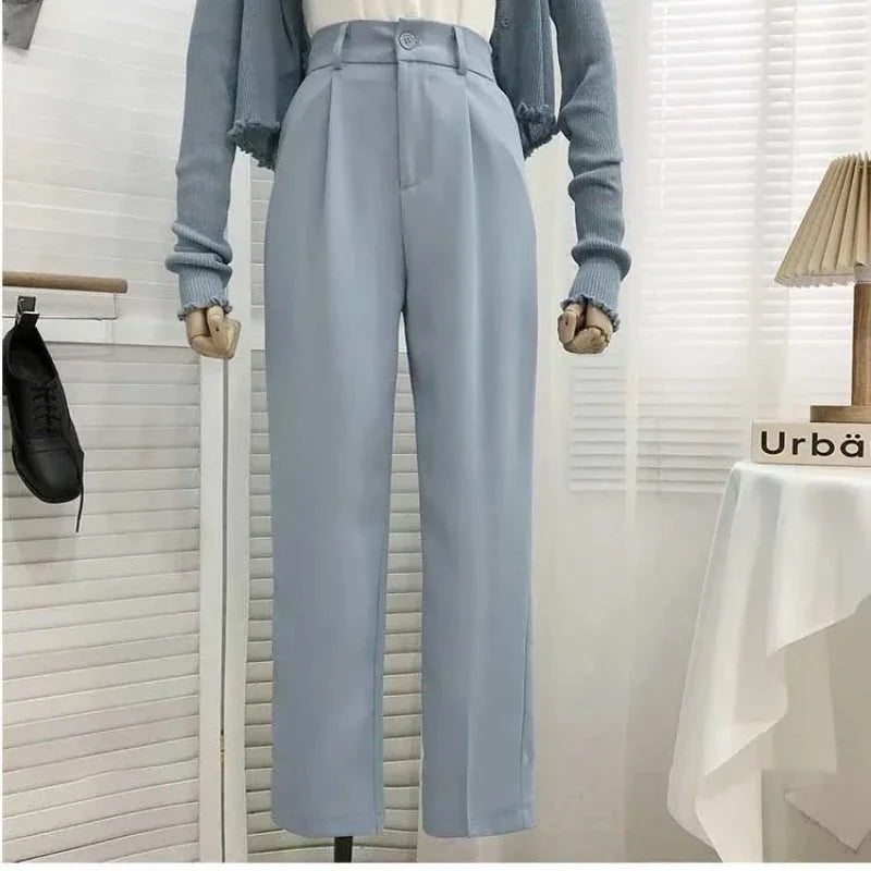 Fashion Elastic High Waist Pants