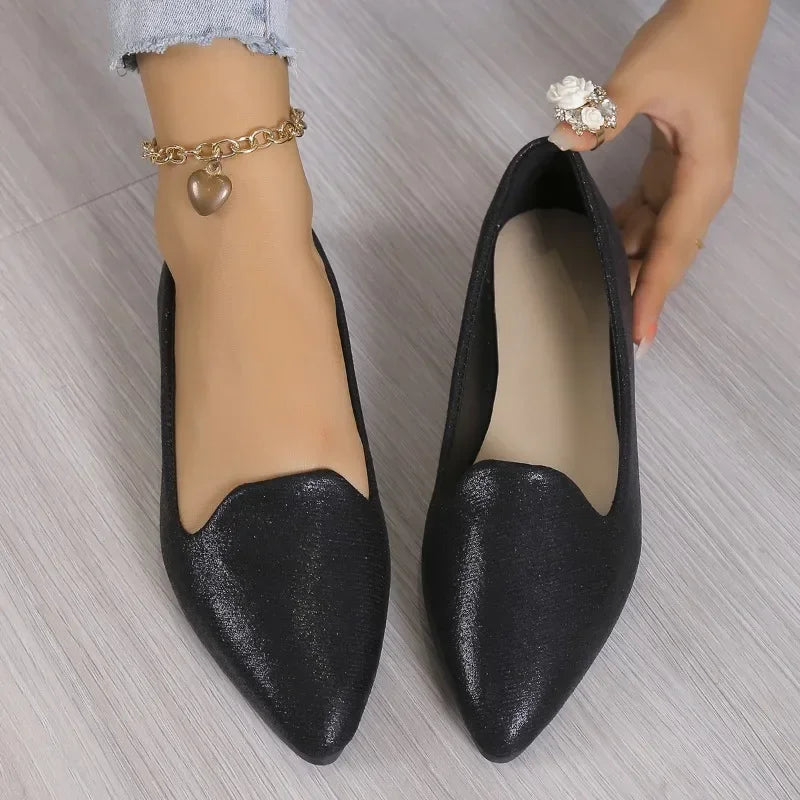 Slip on Loafers Breathable Stretch Ballet