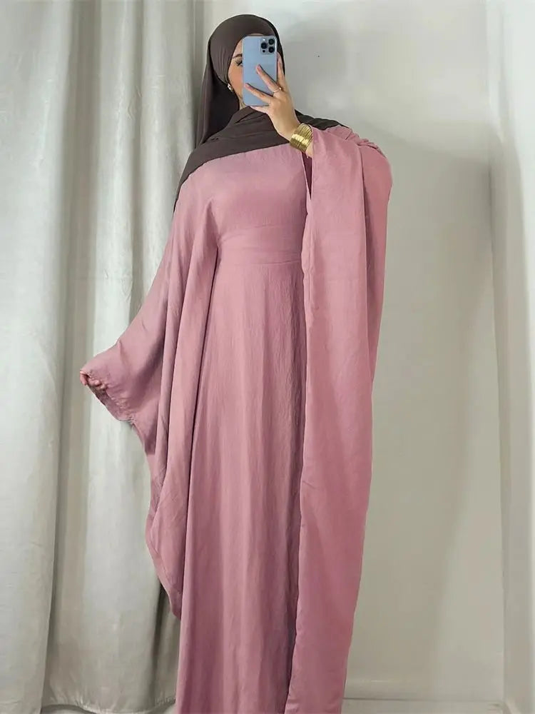 Summer Soft Crepe Like Linen Abaya 2024