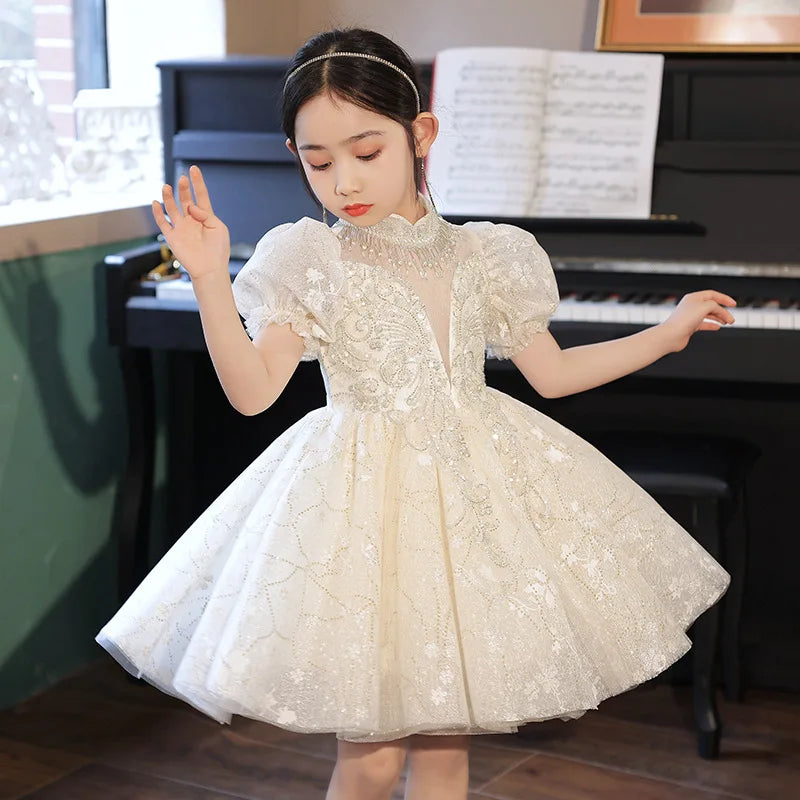 Flower Girl Party Princess Dress Elegant Children