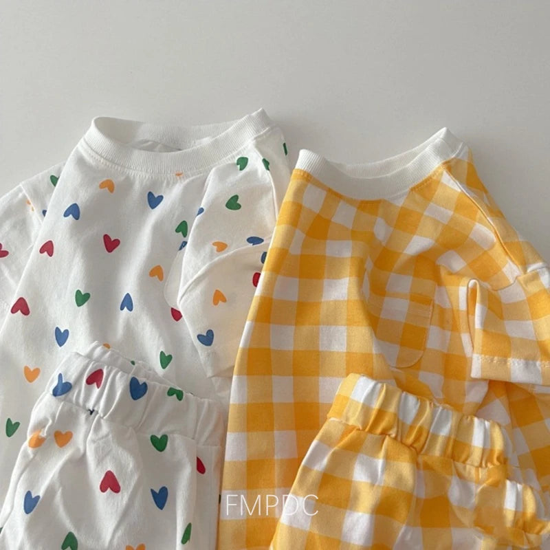 2 piezas de ropa de verano para niños y bebés