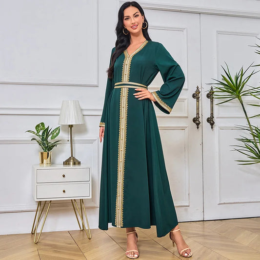 Ghada Anlässe Kleid Eleganter Kaftan