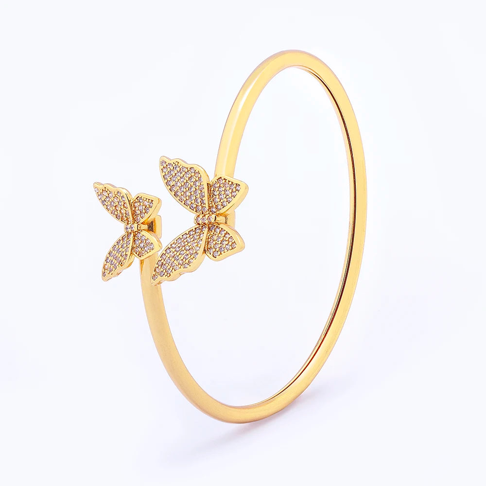 European American Fashion Butterfly Copper bracelet