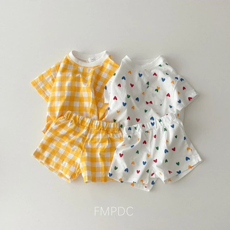 2 piezas de ropa de verano para niños y bebés