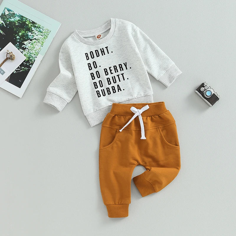 0-3Y Baby Boys Pants Set