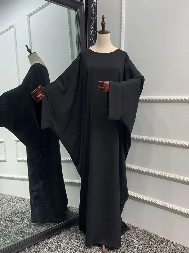 Gannat Plain Abaya with Matching Hijjab