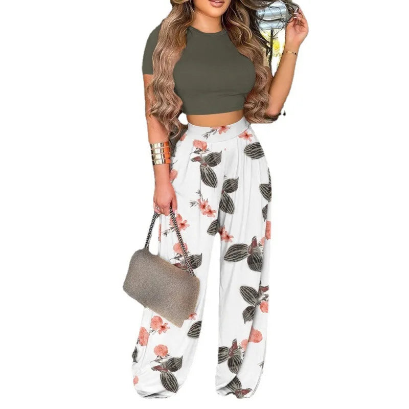 New explosive summer women's two-piece printed