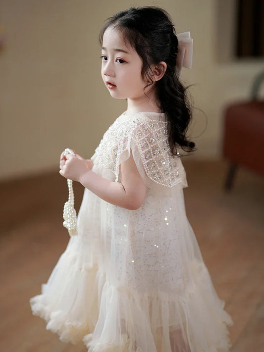 2024 Girls Prin Cess Dress Casual Princess Dress