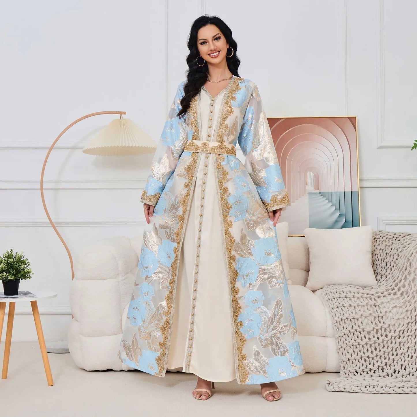 Joly 2-teiliges Set – entzückendes Koftan-Kleid