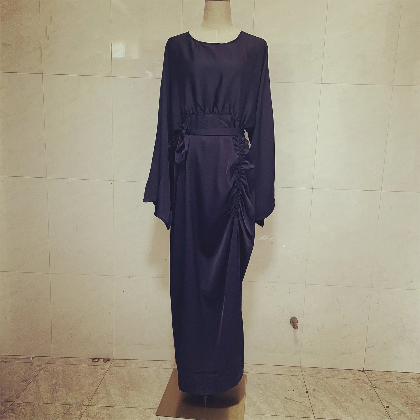 Shiny Soft Silky Satin Abaya