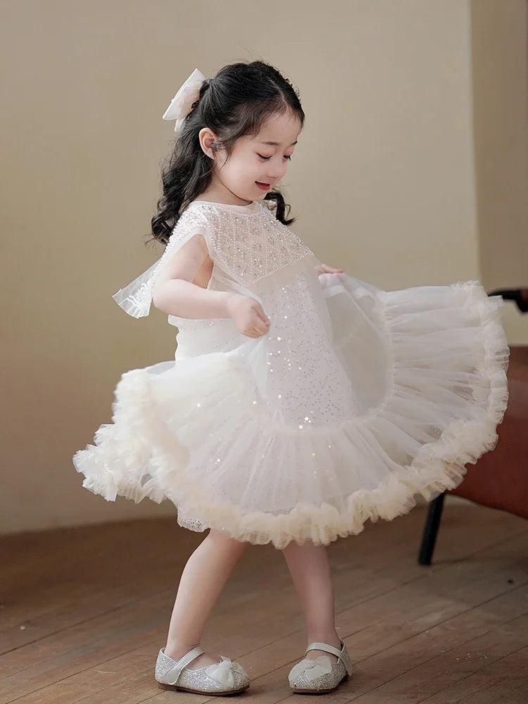 2024 Girls Prin Cess Dress Casual Princess Dress