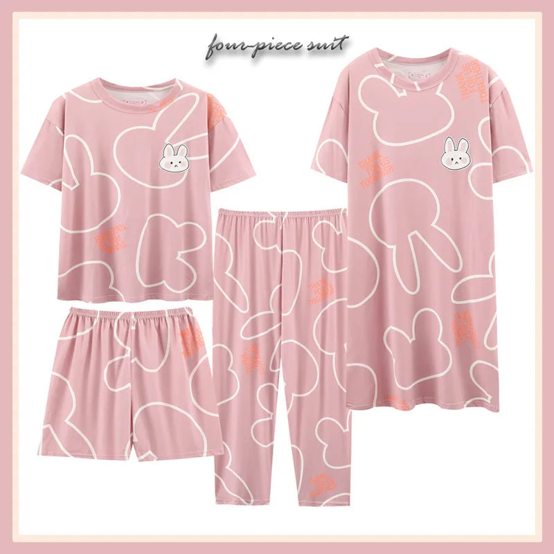 Shorooq Four Pcs Summer Pajama