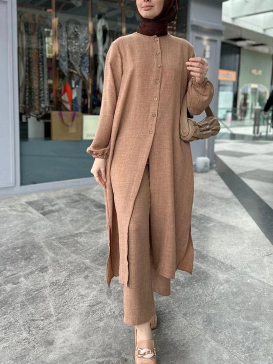 Hala 2 PC Set Long Sleeve Dress