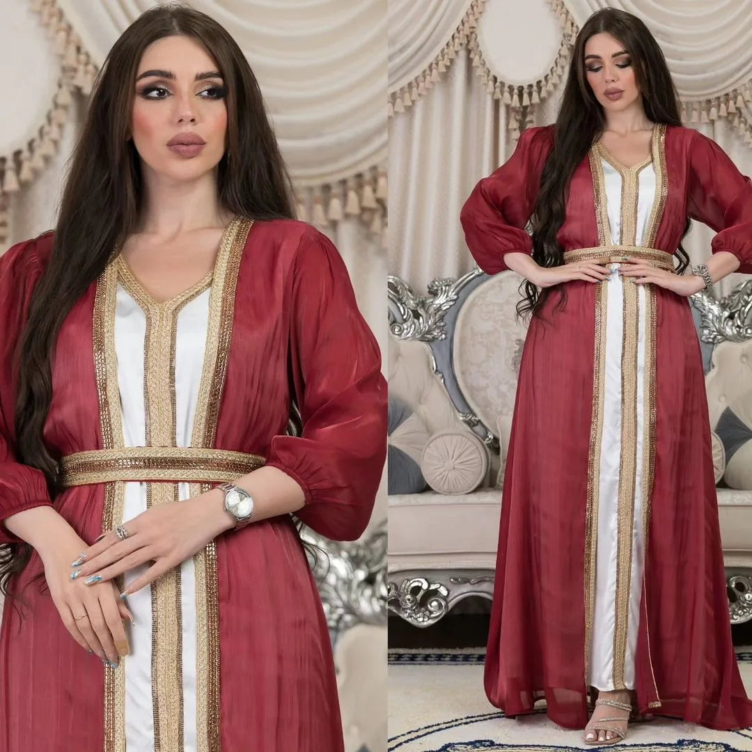 Dalya 3 Pieces Set Kaftan Dress