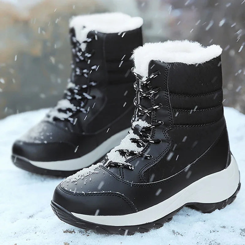 Ankel Boots for Women Winter Outdoor Warm Snow Boots