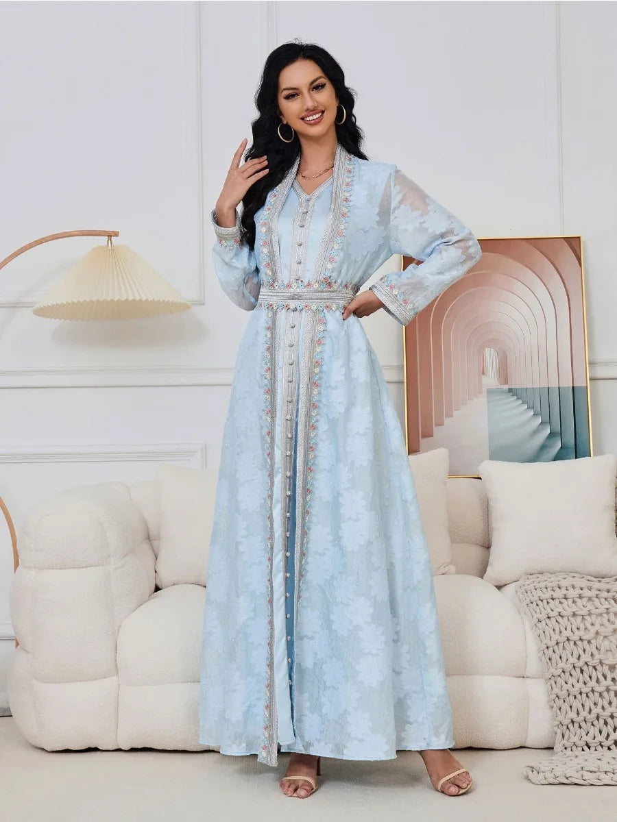 Aseel 2-teiliges Set Koftan-Kleid