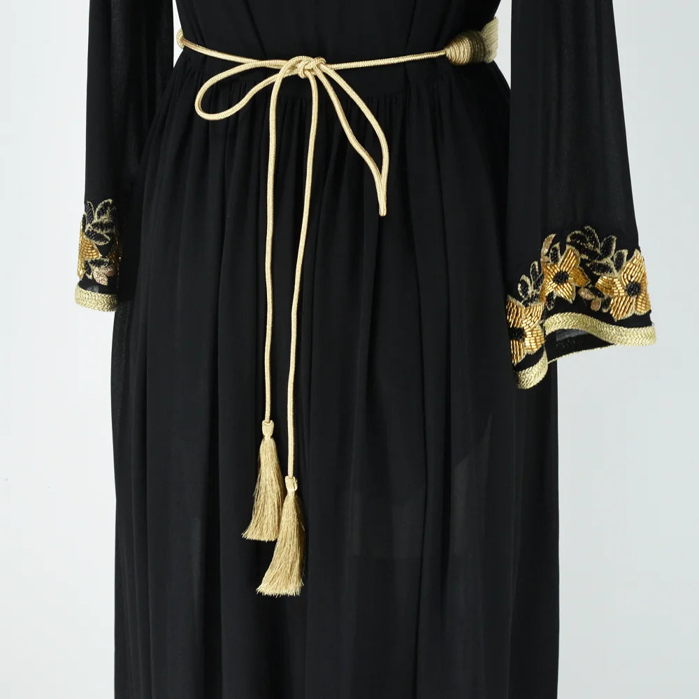 Gameela Belted Kaftan Dress