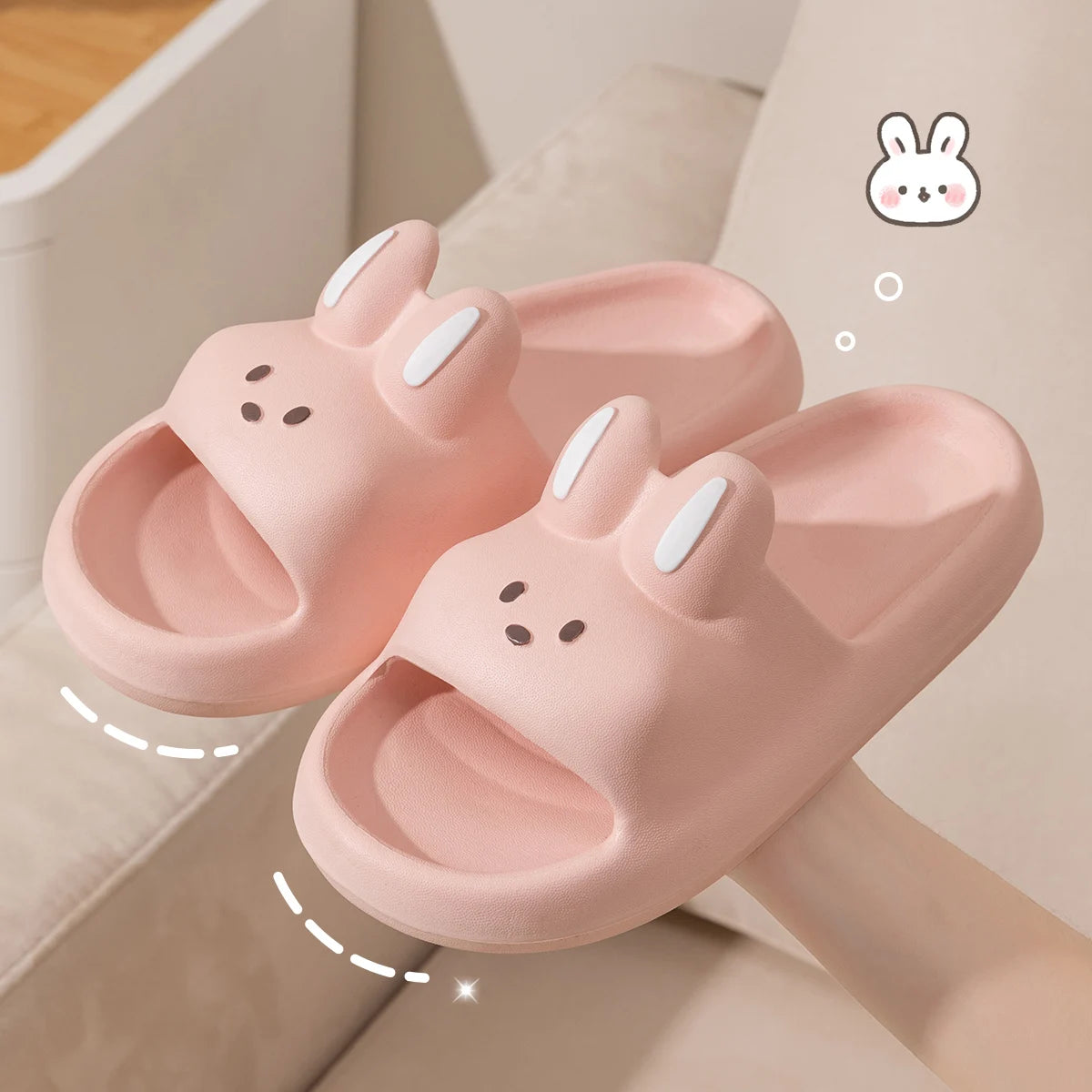 Pillow Rabbit Slippers for  House