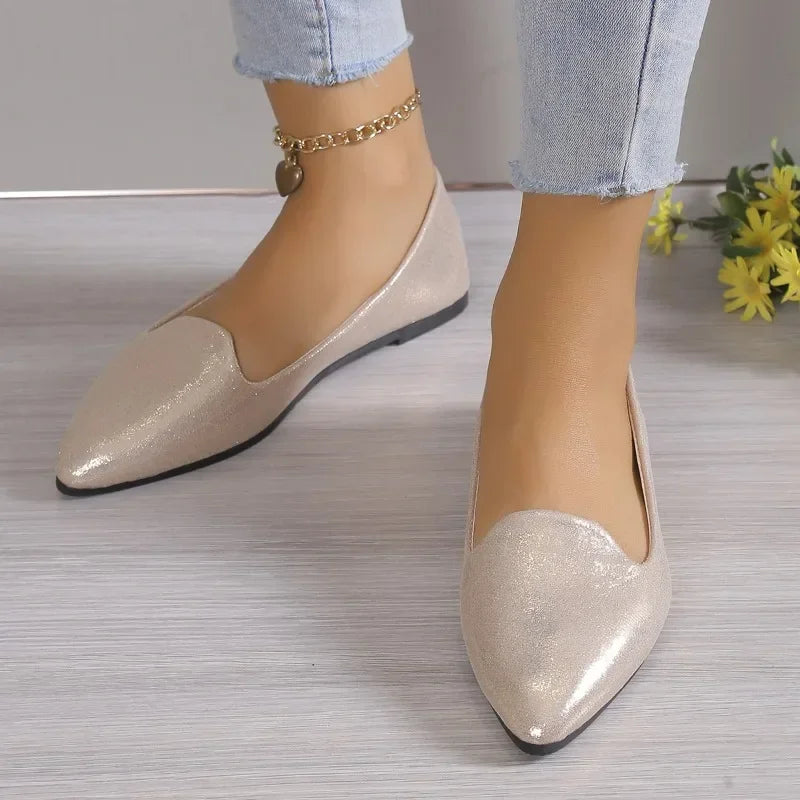 Slip on Loafers Breathable Stretch Ballet