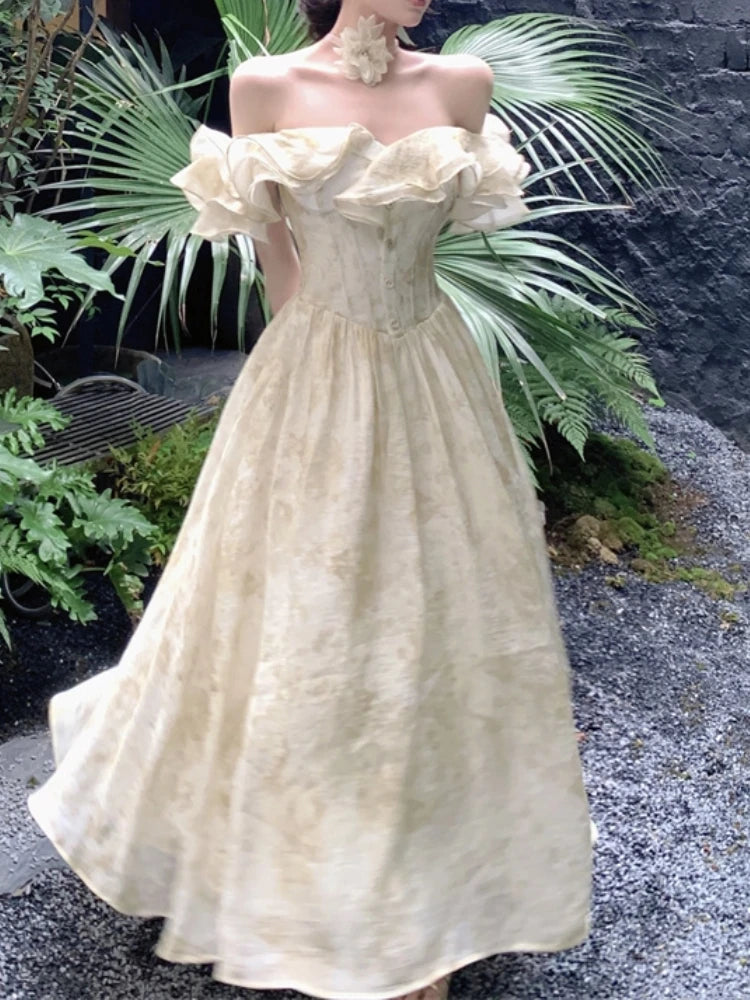 Clara Damenmode, elegantes, lässiges Partykleid im Vintage-Stil