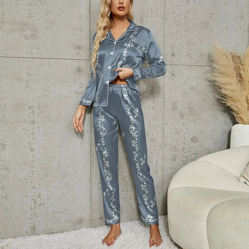 Tahera Long Sleeve Pajama Set