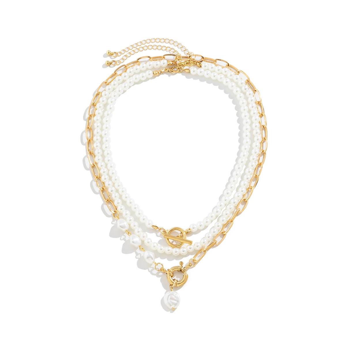 Ingemark Multilayer Imitation Pearl Necklace