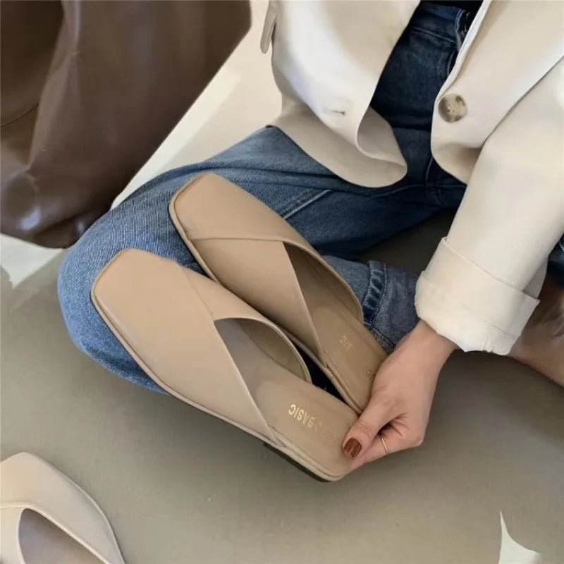 2024 Summer Low Heel Slippers