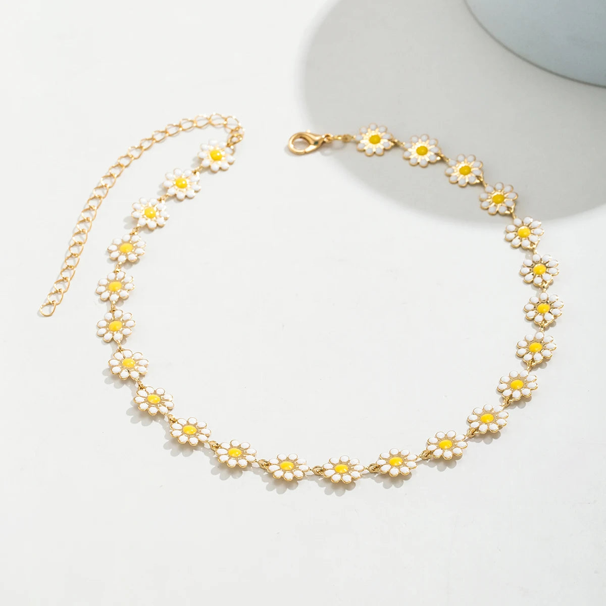 Flower Daisy Clavicle Chain Necklace