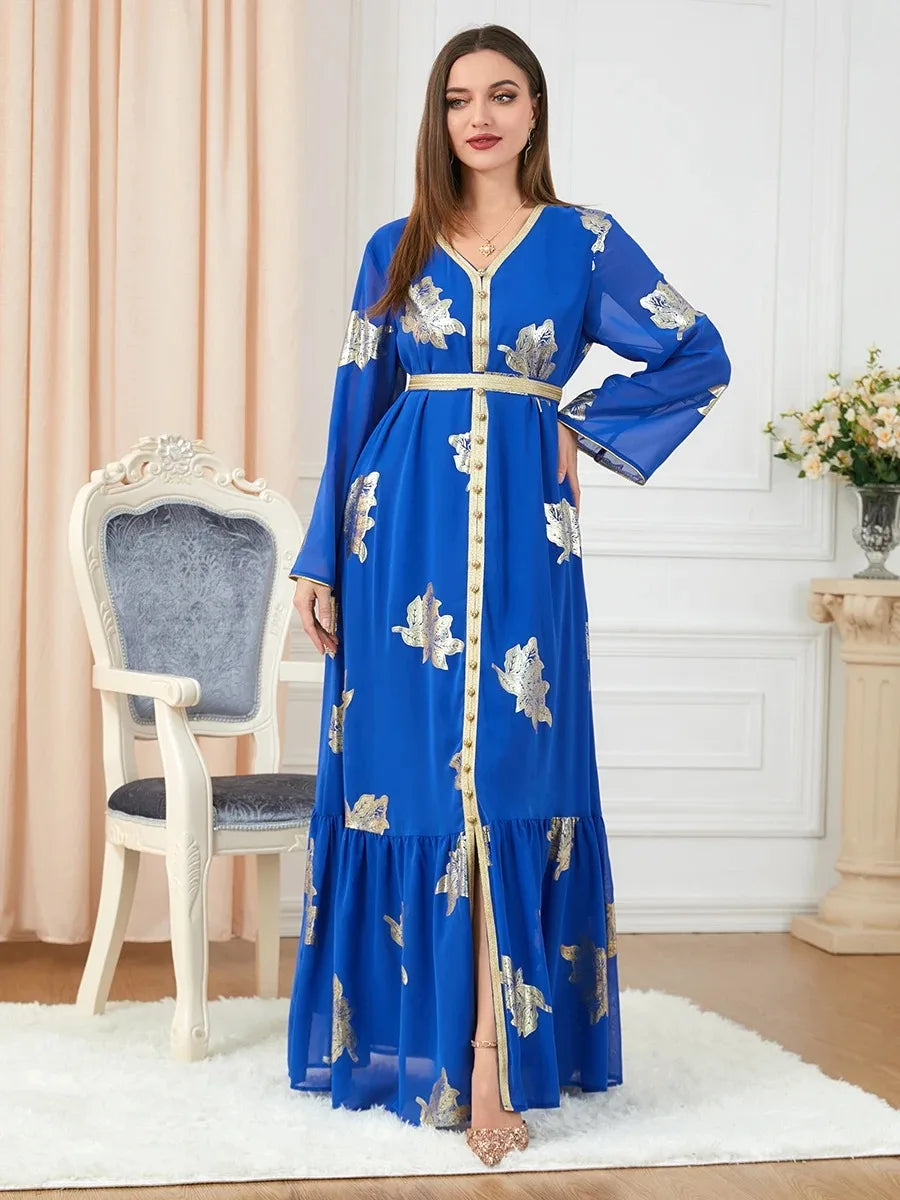 Bdoor Party-Kaftan mit Gürtel