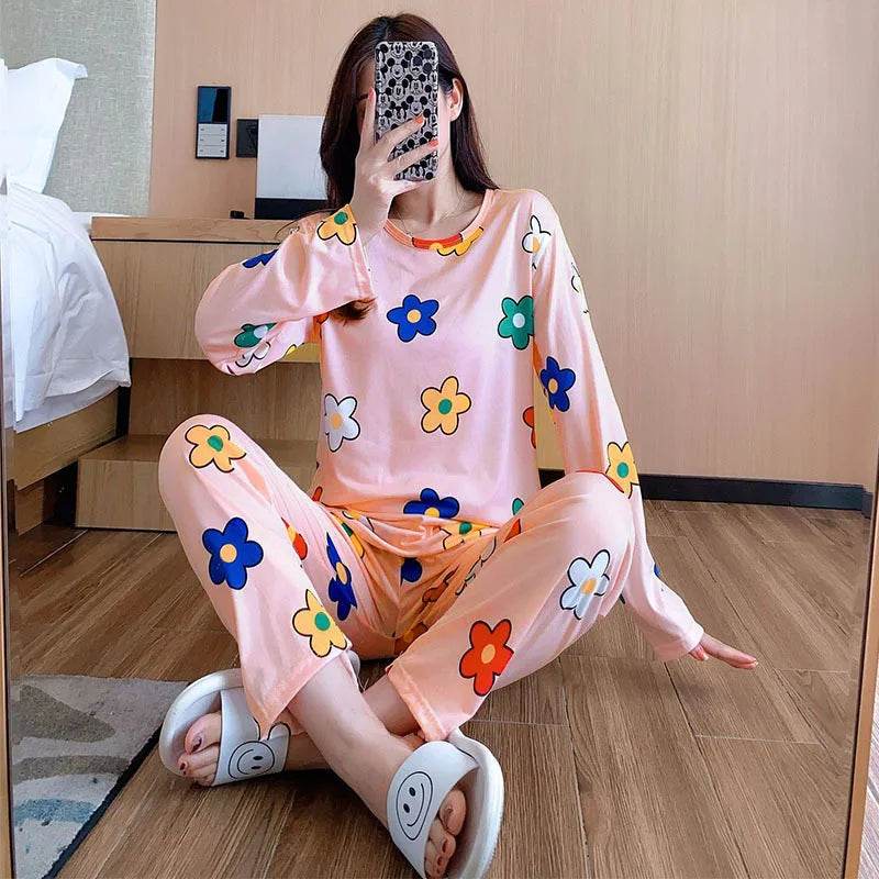 Shams Long-Sleeved Pajamas Set