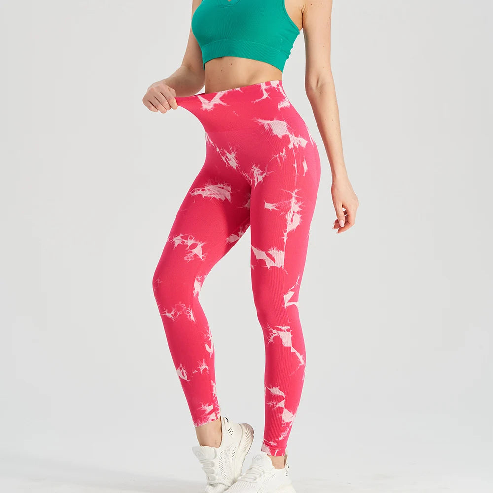 Nahtlose Leggings für Damen, Bauchkontrolle-Leggings