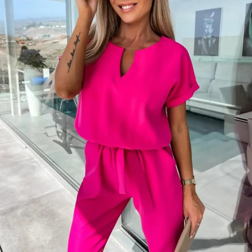 Nojoom Soft Stylish Women Pants Long Romper Trousers