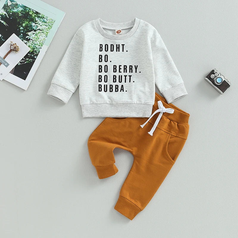 0-3Y Baby Boys Pants Set