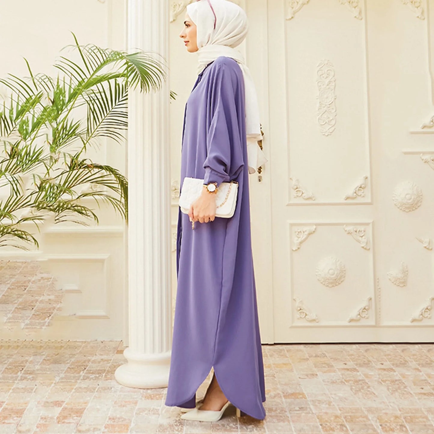 Vestidos largos Abaya de moda musulmana Wahaj