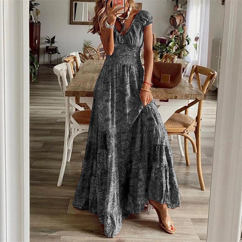 Bohemian Summer Vintage Long Dresses 2024