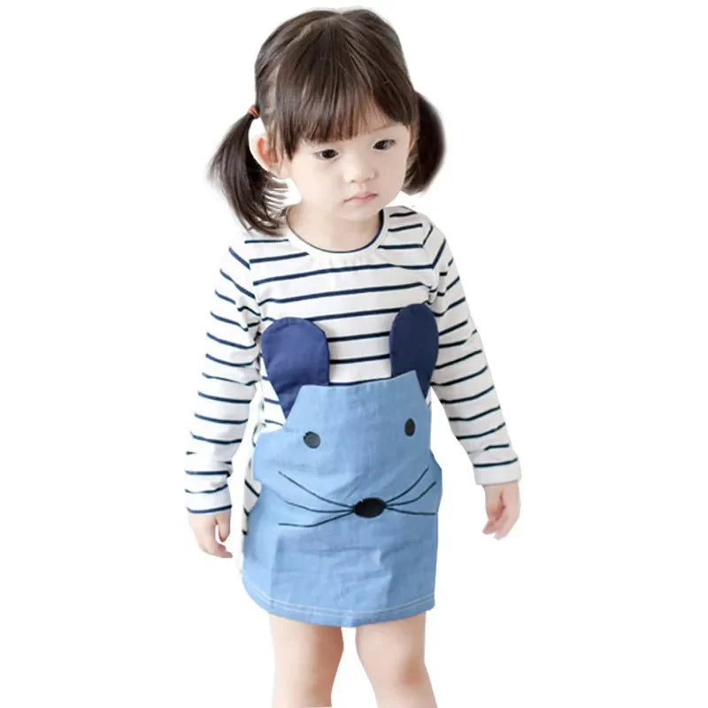 Kids Dresses for Girls Elegant Long Sleeve