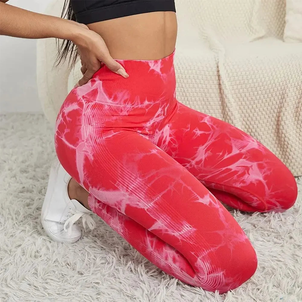 Nahtlose Leggings für Damen, Bauchkontrolle-Leggings