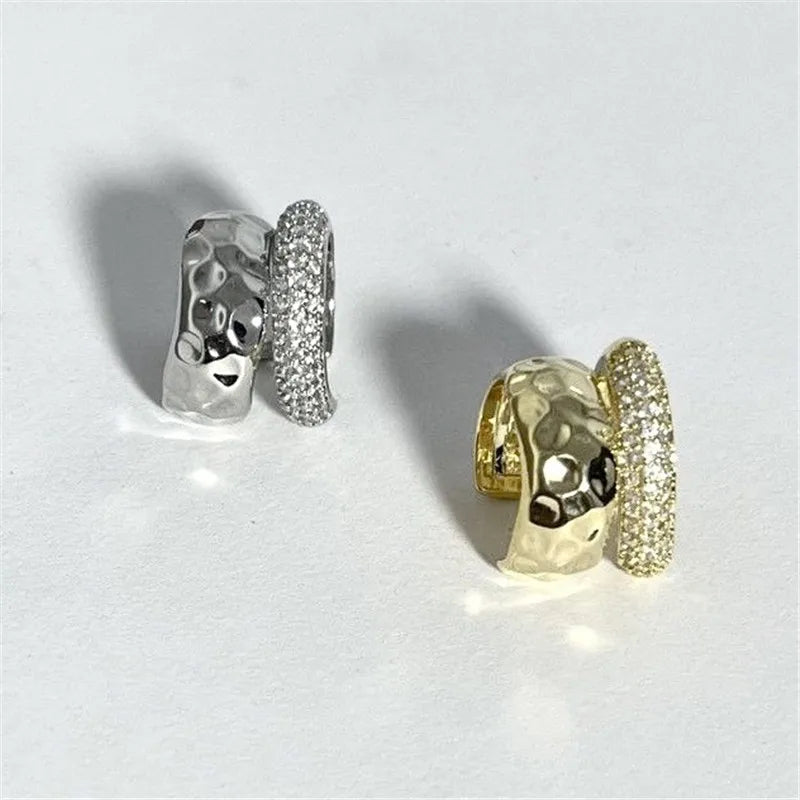 KOTiK New Trending Zircon Double-layer Ear