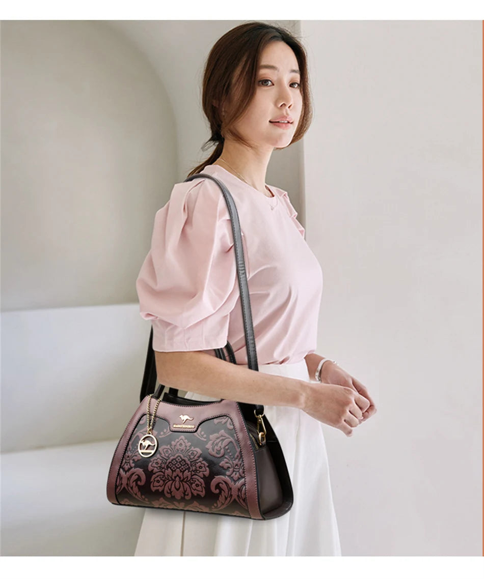 Casual Tote Luxury Leather Handbags 2024