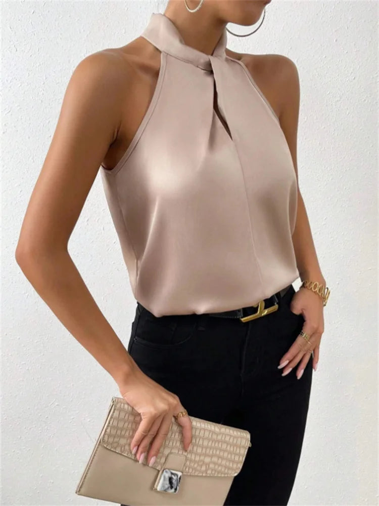 Summer Style Casual Sleeveless Blouses