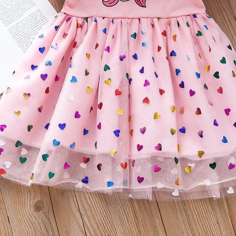 Girls Dress Sohort Sleeve