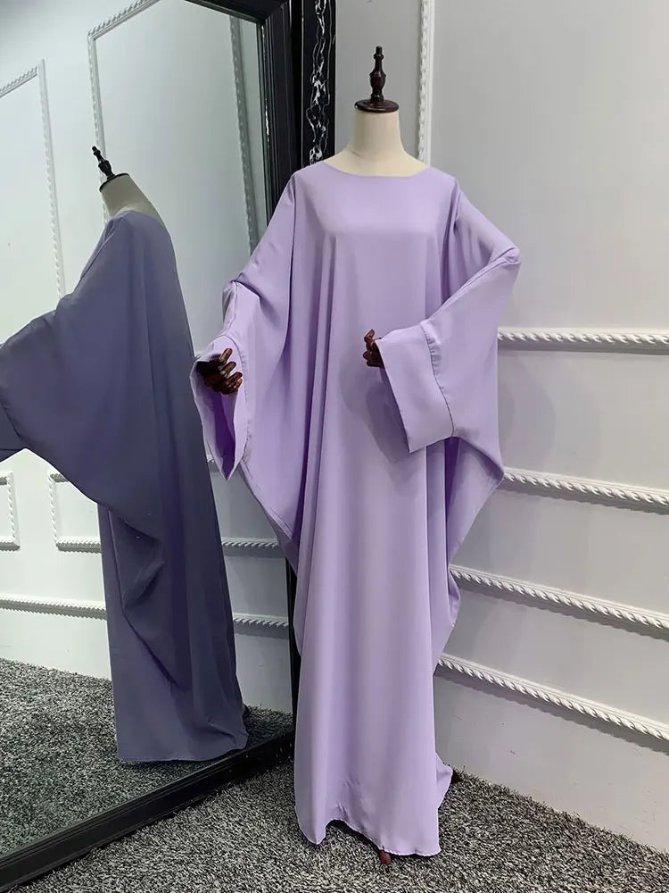 Gannat Plain Abaya with Matching Hijjab