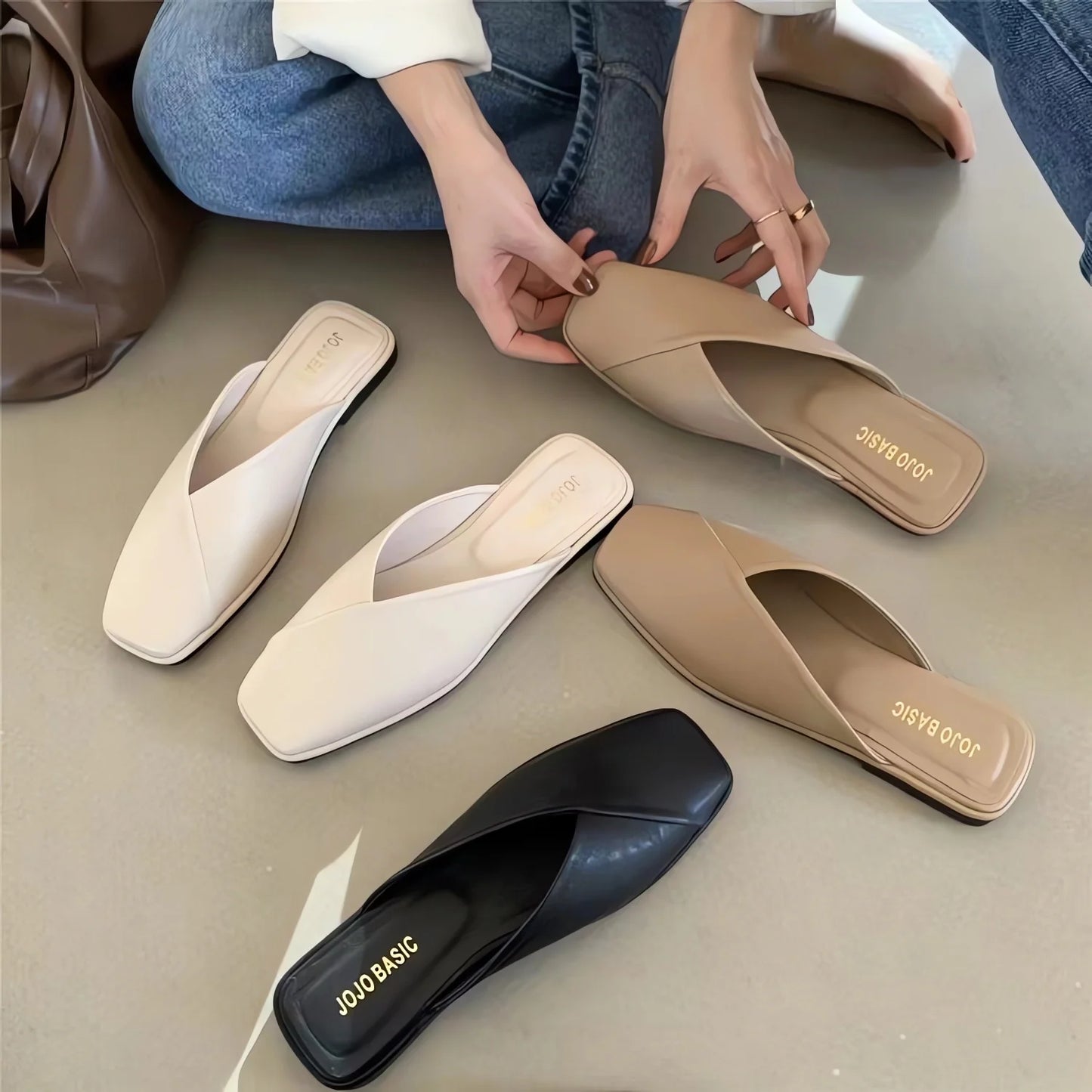 2024 Summer Low Heel Slippers